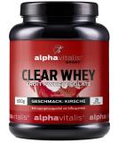 Clear Whey Isolate Powder Cherry - 600g | Fruity Taste Protein Supplement for Intra & Post Workout | High Protein Content Whey Isolate - Buy Online on GoSupps.com