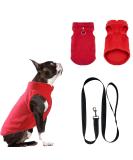 Red Dog Coat & Sweater for Small Dogs | Chihuahua Winter Clothing with Harness - Indoor & Outdoor Use - Buy Online on GoSupps.com