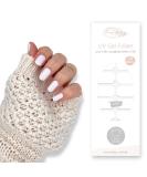 Fairy Nail UV Foils - Self-Adhesive Gel Nail Wraps Half Cured 20 White Polish Strips for Easy Application - Buy Online on GoSupps.com