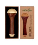 HealthAndYoga BronzLift Kansa Wand - Ayurvedic Face Yoga Tool for Toning Sculpting & Uplifting | Dual Bronze Cap Massage for Facial Neck & Under-eye - Buy Online on GoSupps.com