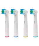 4 Replacement Toothbrush Heads for Braun Oral-B Electric Toothbrushes - Compatible Dentia Pack - Buy Online on GoSupps.com