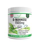 D-Mannose 1500mg | 365 Vegetarian Capsules | Precision Formula | Made in UK - Buy Online on GoSupps.com