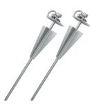 2 Extra Strong Stake Out Spikes For Home Garden Yard Holiday Dog Accessories - Buy Online on GoSupps.com