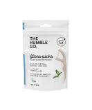 The Humble Co 2-in-1 Floss Picks Mint 50 Picks - Easy Flossing & Fresh Mint Flavor - Buy Online on GoSupps.com