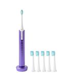 Soniclean Lux Sonic Toothbrush for Adults - Rechargeable 6 Heads Automatic & Refills in Purple | Best International Shipping - Buy Online on GoSupps.com