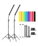 Gepege LED Video Light Stick Wand Kit with Tripod Stand and Color Filters - Portable Studio Lighting for Live Streaming, Vlogs, and Portraits - Buy Online on GoSupps.com
