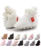 Soft Anti-Skid Snow Boots for Newborns 6-12 Months - White - Buy Online on GoSupps.com