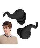 Buy 1/2 Pairs Noise Reduction Earplugs - Soft Silicone Sound Blocking Ear Plugs for Snoring & Noise Sensitivity - Comfortable & Effective Black Earplugs - Buy Online on GoSupps.com