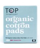 Certified Organic 100% Cotton Thin Regular Absorbent Pads with Wings | Non-Toxic & Biodegradable | 10 Ct Regular | Feminine Hygiene - Buy Online on GoSupps.com