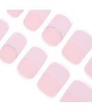 Danni & Toni Ballet Blush Pink French Glitter Gel Nail Films - Self-Adhesive Nail Stickers 28 Pack UV Gel Nail Art Design - Buy Online on GoSupps.com