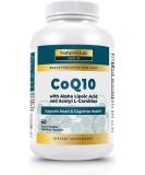 Nature's Lab CoQ10 + Alpha Lipoic Acid + Acetyl L-Carnitine HCl - Supports Heart and Cognitive Health - 60 Capsules (1 Month Supply) - Buy Online on GoSupps.com