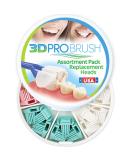 3D Pro Brush | 3-Sided Toothbrush with 7 Replacement Heads | Triple Clean + Soft Gum Massage | Tongue Scraper | Eco-Friendly | Made in USA - Buy Online on GoSupps.com
