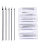 25PCS Mixed Body Piercing Needles Set - Sterile Stainless Steel Piercing Needles for Ear Nose Navel Belly Nipple Tongue Lip Smiley Piercings - 12G 14G 16G 18G 20G - Buy Online on GoSupps.com