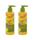 Alba Botanica Hawaiian Enzyme Face Cleanser Pineapple 8 oz (2 Pack) - Gentle Facial Cleanser with Natural Enzymes - Buy Online on GoSupps.com