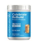 Celebrate Vitamins Rebuild Protein Powder - 20g Whey Isolate Probiotics & Prebiotics High Fiber for Post Bariatric Surgery - Iced Macchiato (15 Servings) - International Shipping Available - Buy Online on GoSupps.com