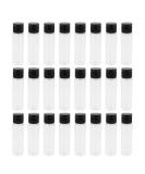 Beaupretty 30ml Refillable Plastic Travel Bottles - 24 Pack with Black Flip Lid for Shampoo & Creams - Ideal for International Shipping - Buy Online on GoSupps.com