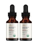 Buy Swanson Certified Organic Argan Oil 2 fl oz (59 ml) - 2 Pack for Healthy Skin & Hair - Fast International Shipping - Buy Online on GoSupps.com