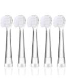 KOPBTBOY Kids Replacement Brush Heads for Seago SG513/SG977/SGEK6/ for Brush-Baby WildOnes/KIDZSONIC Baby Electric Toothbrush Brushes for Dada-Tech DT-BB1/DT-977/DT-K6 5pc 8-18 Month - Buy Online on GoSupps.com
