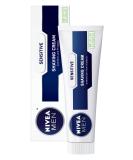 NIVEA MEN Sensitive Shaving Cream, 3.5 oz Tube 1 - Buy Online on GoSupps.com
