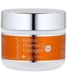 Vitamin C + Retinol + Collagen | Super Charged Anti-Aging Cream for Face | Pharmaceutical Grade Quality | Helps Smooth & Plump Fine Lines & Wrinkles & Brightens for Younger Skin (2 oz) 2 Ounce (Pack of 1) - Buy Online on GoSupps.com