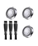 3-Piece Replacement Shaving Heads for S5000 S300 & S500 Series Razors | Electric Razor Replacement Heads with Cleaning Brush - Buy Online on GoSupps.com