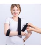 Adjustable Lightweight Arm Sling for Men & Women - Comfortable Support for Left/Right Injured Arm - N//C HSManLian - One Size Black - Buy Online on GoSupps.com