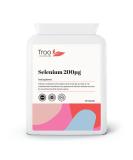 Selenium 200g 120 Capsules - Immune Support & Thyroid Function - Antioxidant Supplement for Hair, Nails - Buy Online on GoSupps.com