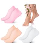 Zuimei 3 Pairs Silicone Moisturizing Socks Silicone Pedicure Socks Moisturizing Foot Mask Exfoliating Silicone Socks Anti-Slip Silicone Socks for Repairing Cracked Heel Dry Feet - Buy Online on GoSupps.com