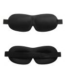 Stretchy Eye Blindfold for Travel and Sleep | Fastener Tape | Pain-Free Black - Buy Online on GoSupps.com