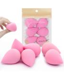 6 Pcs Makeup Blender Beauty Sponge Set - Latex-Free Sponges for Liquid, Cream, and Powder Foundation - Super Soft Beauty Blender Set in Light Pink - Buy Online on GoSupps.com