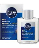 Nivea men anti-Age hyaluron after shave balm refreshing after shave with hyaluron for 24h moisture soothing facial care after shaving (100 ml) - Buy Online on GoSupps.com