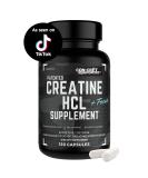 Creatine HCL Pills (1.5G) - Top Rated Creatine for Women and Men - No Bloat Creatine Capsules - Booty Gain and Muscle Builder - 150 Count - Buy Online on GoSupps.com