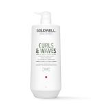 Goldwell Dualsenses Curls & Waves Hydrating Conditioner 1L - Nourishing Treatment for Curly Hair - Buy Online on GoSupps.com