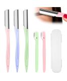 Leikedun 5PCS Face Razor and Eyebrow Shaver Kit for Women - Portable Dermaplaning Blades for Hair Removal and Facial Shaping - Buy Online on GoSupps.com