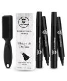 Striking Viking Beard Pencil Filler for Men - 2 Pack Black Waterproof Beard Pen Kit - Fill, Shape & Define Your Beard - Long Lasting Formula - 3 Piece Set - Buy Online on GoSupps.com