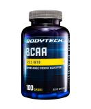 BodyTech BCAA 2:1:1 Ratio - 100 Capsules for Muscle Recovery & Performance | International Shipping Available - Buy Online on GoSupps.com