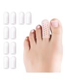 Breathable Gel Toe Protectors 10 Pcs for Ingrown Toenails, Corns, Calluses - Pinky Toe Caps Included - Buy Online on GoSupps.com
