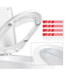 Toilet Seat Splash Guard 4PCS | Potty Training Urine Deflector for Boys | Prevent Pee Splashes with Super Glue | Transparent Upgrade - Buy Online on GoSupps.com