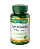 Nature's Bounty Saw Palmetto 450mg - 100 Capsules | Prostate Health Support - Buy Online on GoSupps.com