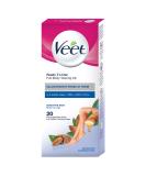 Veet Full Body Waxing Kit - Sensitive Skin (Pack of 20 Wax Strips) - Buy Online on GoSupps.com