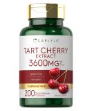 Tart Cherry Extract Capsules  200 Count  Non-GMO and Gluten Free Formula  Traditional Herb Supplement  by Carlyle - Buy Online on GoSupps.com