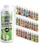 C.P.Sports Sugar-Free Beverage Syrup - 1L Apple Concentrate with Pump Dispenser for Iced Mineral Drinks & Vitamins - Perfect for Sports Hydration - Buy Online on GoSupps.com