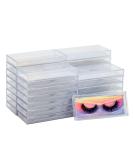 Holographic Silver Empty Lash Boxes - 30-Pack Bulk Wholesale for False Eyelashes | Makeup Artist Essential - 4.4 x 2 Inches - Buy Online on GoSupps.com