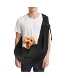Cooja Pet Carriers for Dogs Puppy Cat Sling for Small Medium Hand Free Walking Outdoor Travel (Black) - Buy Online on GoSupps.com