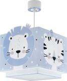 Dalber children's lamp pendant light hanging lamp baby jungle animals plastic blue - Buy Online on GoSupps.com