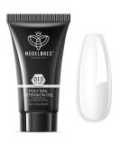 MODELONES Poly Nail Gel Builder 50ML 1.76oz Clear Color Nail Extension Gel Enhancement Nail Thickening Acrylic Extension Trial Professional Technician Tool A1-Clear - Buy Online on GoSupps.com