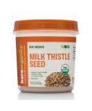 BareOrganics Milk Thistle Seed Powder 8oz - Organic Dietary Supplement - Buy Online on GoSupps.com
