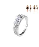 Magnetic Therapy Ring for Women | Lymphatic & Weight Loss Slimming Ring with Moissanite Diamond | Magnetology Health Jewelry - Buy Online on GoSupps.com