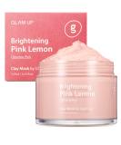 Glam Up Brightening Pink Lemon Clay Mask - Vegan Hypoallergenic Detox Face Mask for Deep Cleansing and Pore Minimization - Organic Clean Beauty Skincare - Buy Online on GoSupps.com