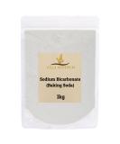 Baking Soda Sodium Bicarbonate 1kg by Villa Nostrum Pure Baking Soda for Baking Cleaning Bath Bombs  - Buy Online on GoSupps.com
